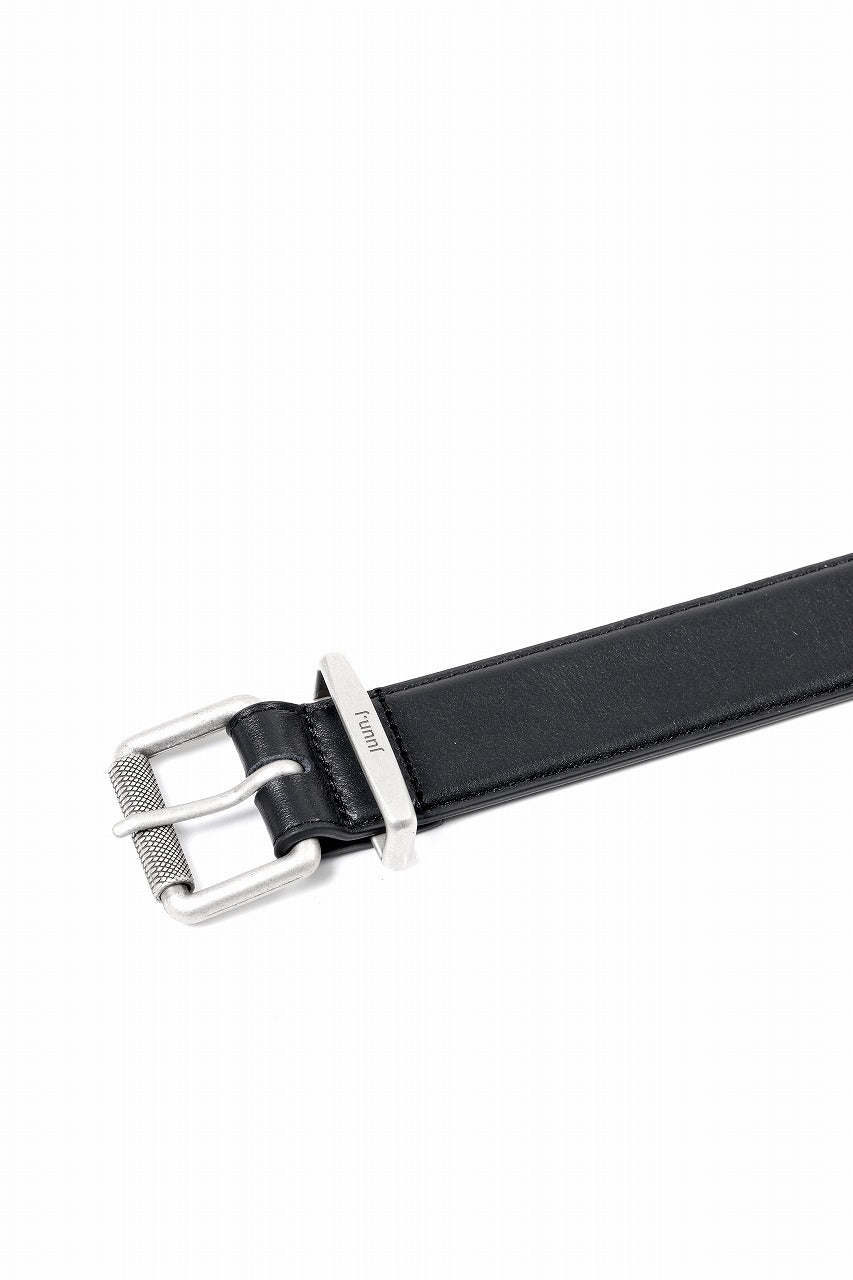 Juun.J Aging Leather Belt (BLACK)