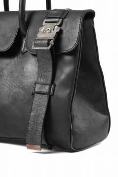 画像をギャラリービューアに読み込む, ierib Voyger 37 Hand Bag / Horse Nubuck Leather (BLACK)