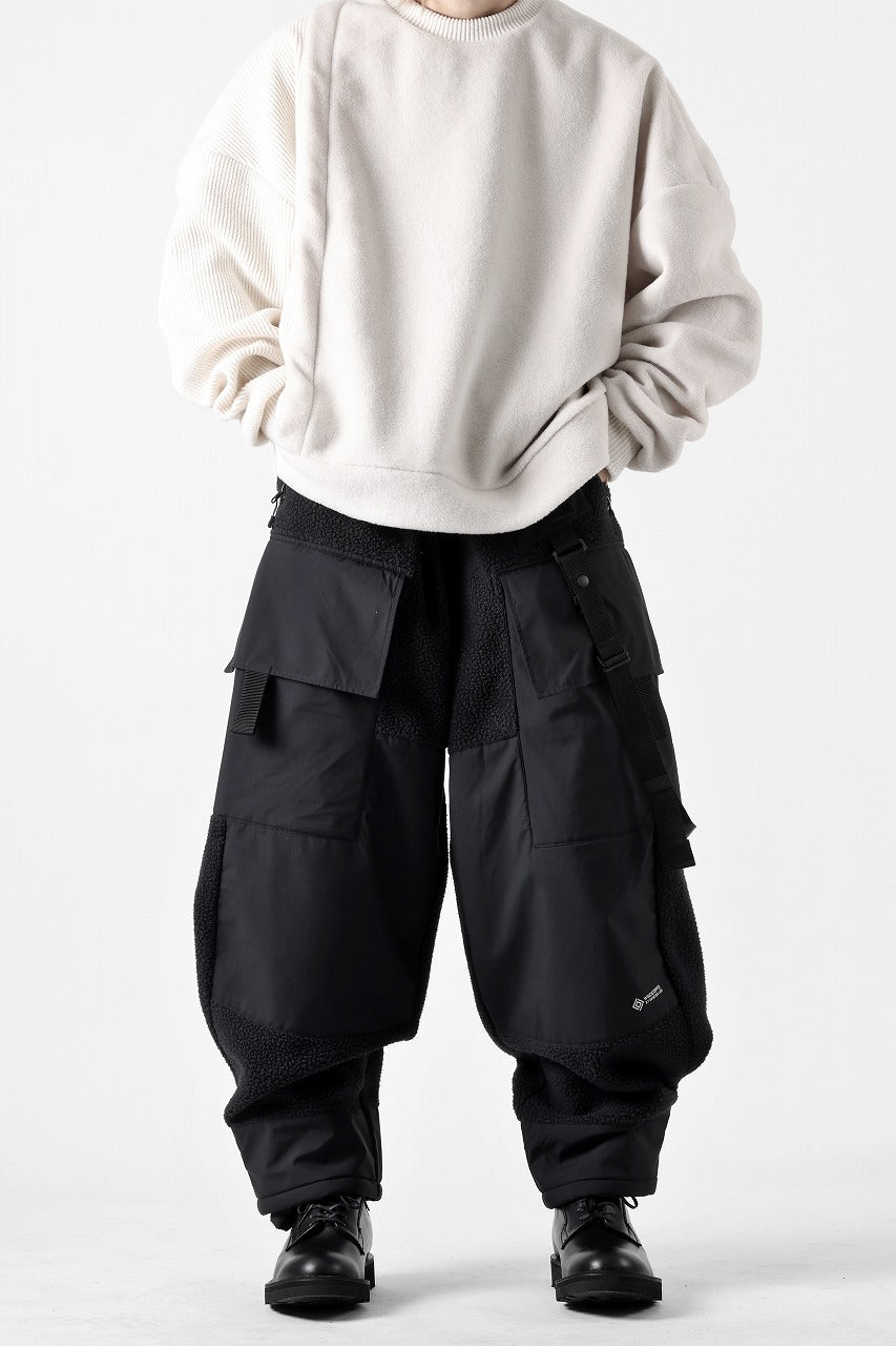 画像をギャラリービューアに読み込む, D-VEC x ALMOSTBLACK POLARTEC COAST GUARD TROUSERS / WINDSTOPPER BY GORE-TEX LABS 3L (BLACK)