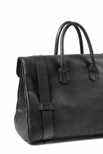 Load image into Gallery viewer, ierib Voyger 37 Hand Bag / Horse Nubuck Leather (BLACK)