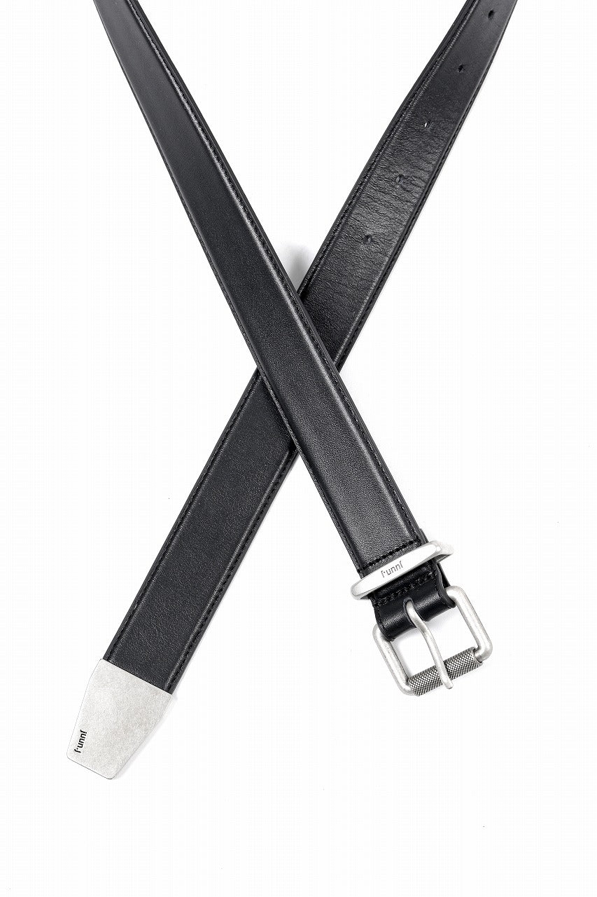 Juun.J Aging Leather Belt (BLACK)