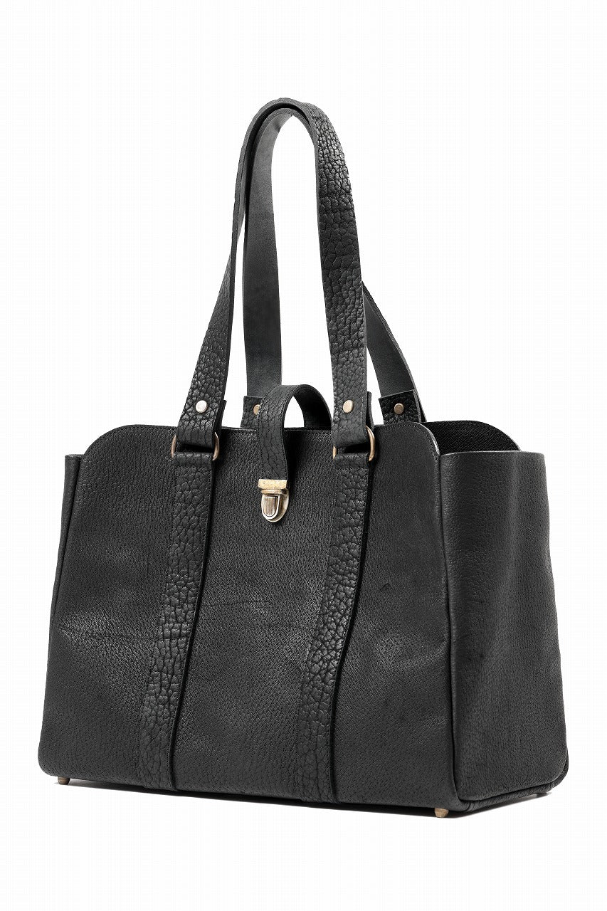 ierib exclusive Roth Bag / Wild Boar Leather (BLACK)