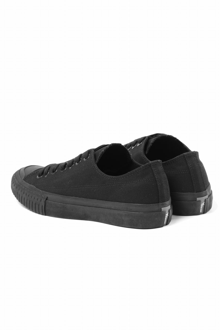 Load image into Gallery viewer, Y&#39;s for men LOW TOP SNEAKER / COTTON CANVAS (BLACK)