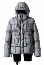 Load image into Gallery viewer, Ten c TEMPEST DOWN JACKET Ⅱ / FROSTED TRANSPARENT POLISHED NYLON (GRAY)