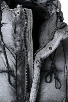 Load image into Gallery viewer, Ten c TEMPEST DOWN JACKET Ⅱ / FROSTED TRANSPARENT POLISHED NYLON (GRAY)