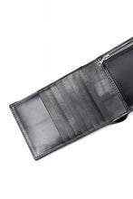 Load image into Gallery viewer, ISAMU KATAYAMA BACKLASH 2 FOLD WALLET / CROCODILE LEATHER (BLACK)