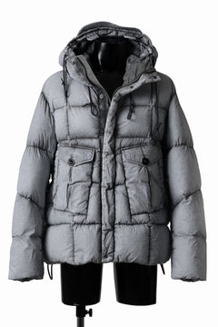 Load image into Gallery viewer, Ten c TEMPEST DOWN JACKET Ⅱ / FROSTED TRANSPARENT POLISHED NYLON (GRAY)