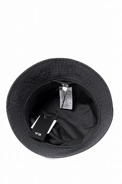 画像をギャラリービューアに読み込む, Y-3 Yohji Yamamoto THREE STRIPES BUCKET HAT (BLACK)
