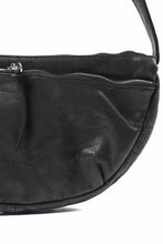 画像をギャラリービューアに読み込む, ISAMU KATAYAMA BACKLASH SHOULDER BAG / OBJECT DYED DOUBLE SHOULDER LEATHER (BLACK)