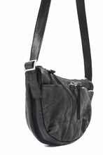 Load image into Gallery viewer, ISAMU KATAYAMA BACKLASH SHOULDER BAG / OBJECT DYED DOUBLE SHOULDER LEATHER (BLACK)