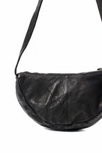 画像をギャラリービューアに読み込む, ISAMU KATAYAMA BACKLASH SHOULDER BAG / OBJECT DYED DOUBLE SHOULDER LEATHER (BLACK)