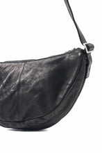 画像をギャラリービューアに読み込む, ISAMU KATAYAMA BACKLASH SHOULDER BAG / OBJECT DYED DOUBLE SHOULDER LEATHER (BLACK)