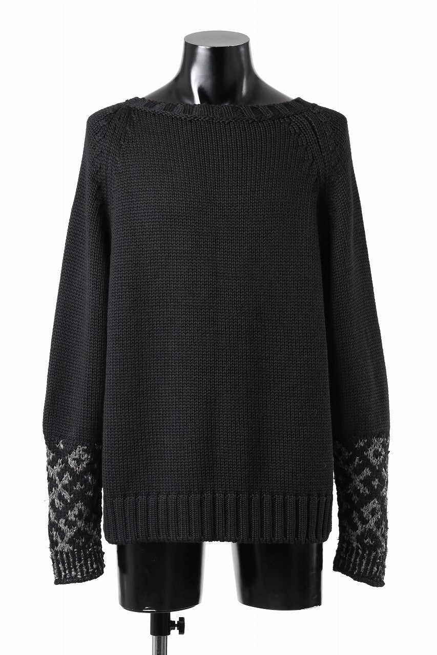 incarnation PULL OVER KNIT SWEATER / VIRGIN WOOL x CASHMERE (K91 x K81)