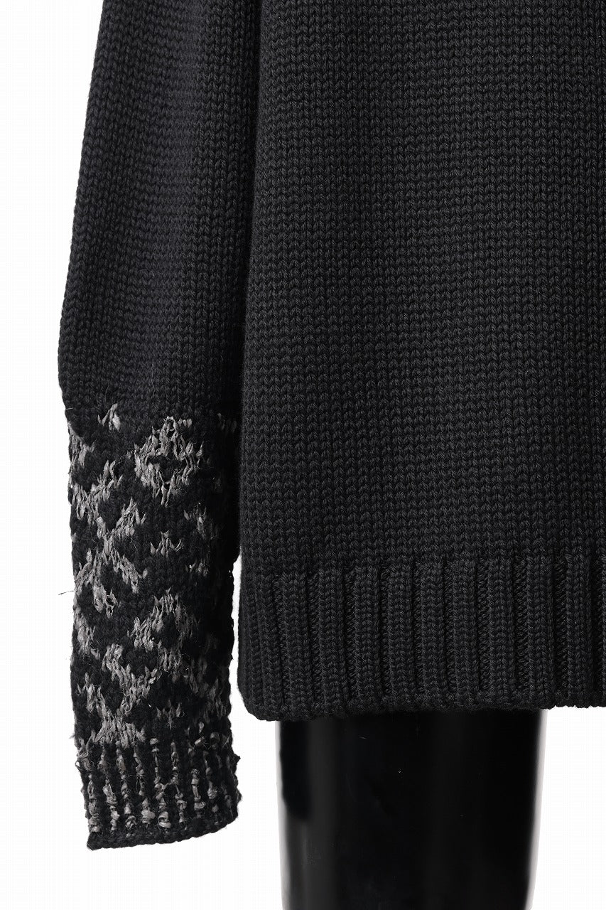 incarnation PULL OVER KNIT SWEATER / VIRGIN WOOL x CASHMERE (K91 x K81)