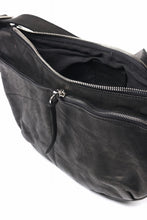 画像をギャラリービューアに読み込む, ISAMU KATAYAMA BACKLASH SHOULDER BAG / OBJECT DYED DOUBLE SHOULDER LEATHER (BLACK)