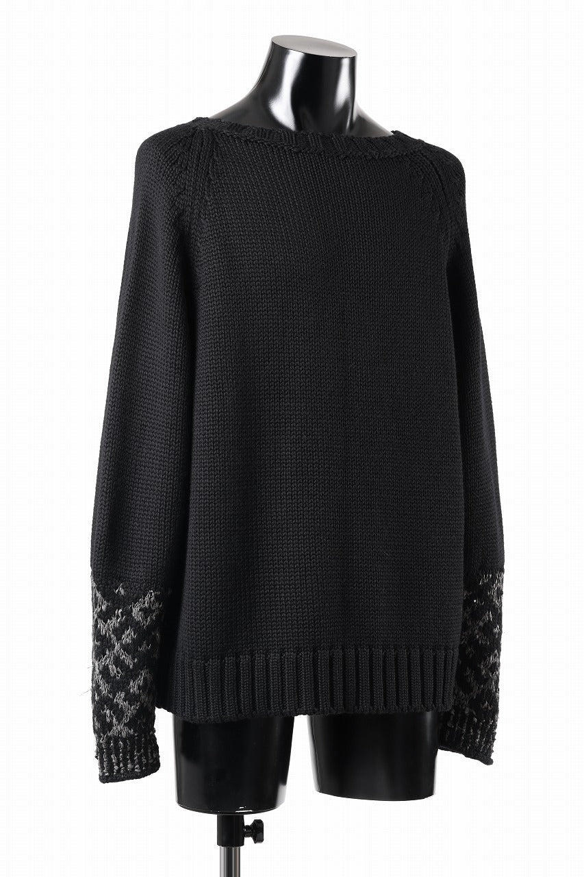 incarnation PULL OVER KNIT SWEATER / VIRGIN WOOL x CASHMERE (K91 x K81)