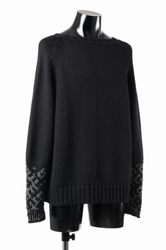 画像をギャラリービューアに読み込む, incarnation PULL OVER KNIT SWEATER / VIRGIN WOOL x CASHMERE (K91 x K81)