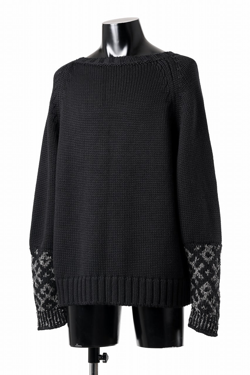 incarnation PULL OVER KNIT SWEATER / VIRGIN WOOL x CASHMERE (K91 x K81)