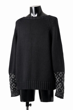 画像をギャラリービューアに読み込む, incarnation PULL OVER KNIT SWEATER / VIRGIN WOOL x CASHMERE (K91 x K81)