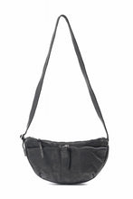 Load image into Gallery viewer, ISAMU KATAYAMA BACKLASH SHOULDER BAG / OBJECT DYED DOUBLE SHOULDER LEATHER (BLACK)