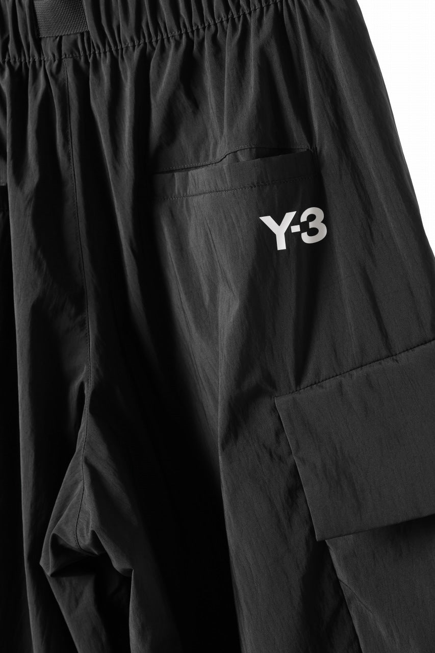Y-3 Yohji Yamamoto THREE STRIPES NYLON PANTS (BLACK)