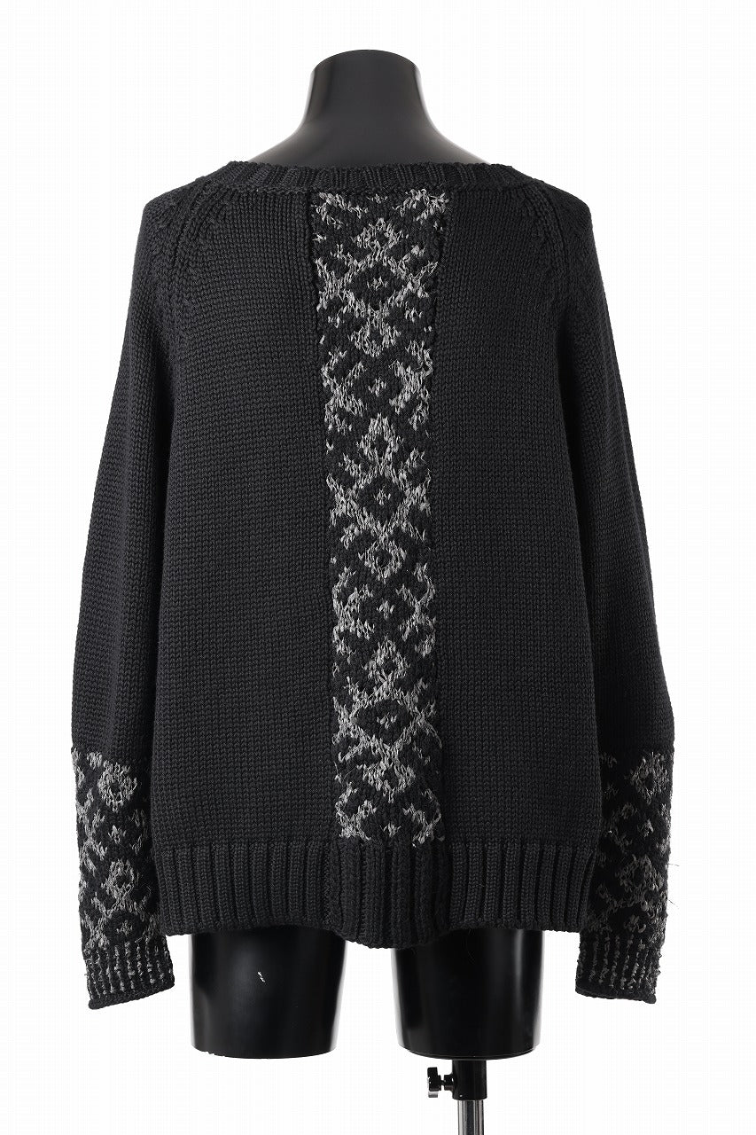 incarnation PULL OVER KNIT SWEATER / VIRGIN WOOL x CASHMERE (K91 x K81)