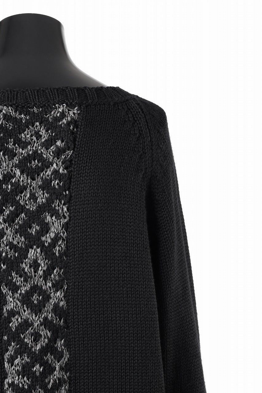 incarnation PULL OVER KNIT SWEATER / VIRGIN WOOL x CASHMERE (K91 x K81)