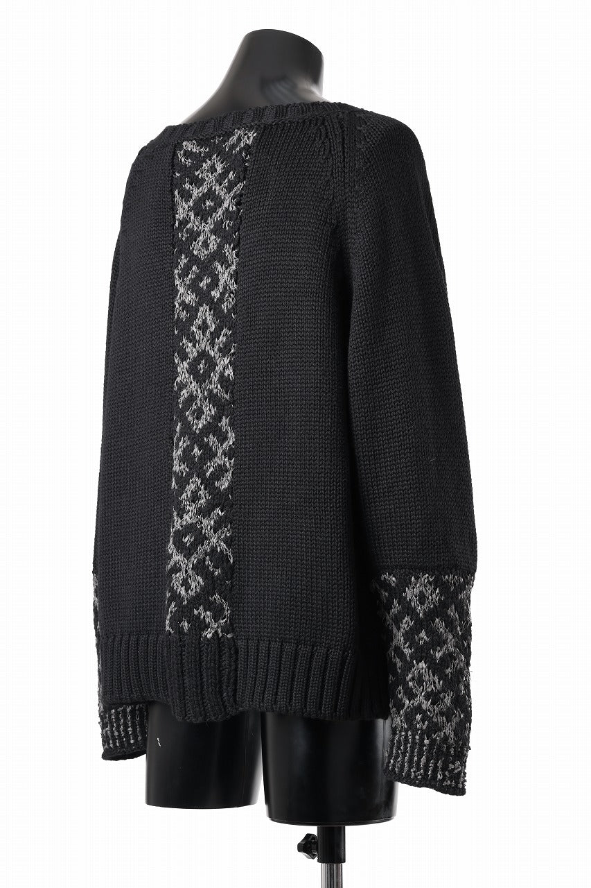 incarnation PULL OVER KNIT SWEATER / VIRGIN WOOL x CASHMERE (K91 x K81)