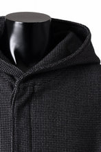 画像をギャラリービューアに読み込む, incarnation HOODED W BREAST BUTTON COAT / MICROSCOPIC CHECK WOOL (T91)