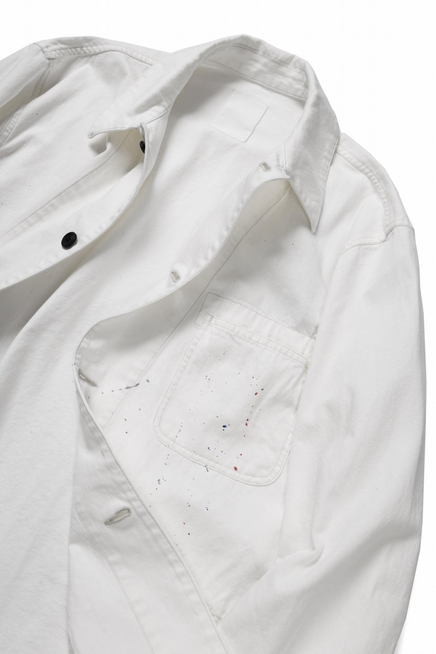 sus-sous cover-all / 10oz DENIM (WHITE)
