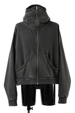 画像をギャラリービューアに読み込む, entire studios FULL ZIP SWEAT PARKA (WASHED BLACK)