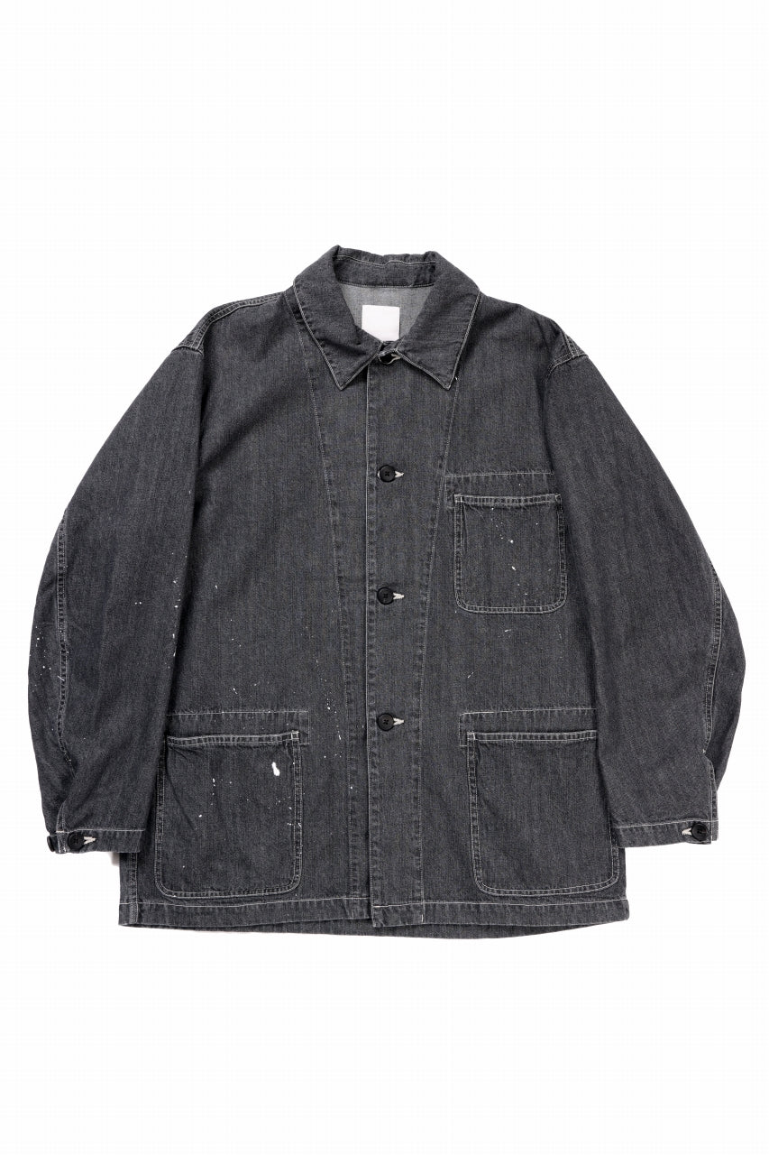 画像をギャラリービューアに読み込む, sus-sous cover-all / 10oz DENIM (BLACK)