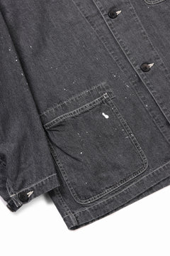画像をギャラリービューアに読み込む, sus-sous cover-all / 10oz DENIM (BLACK)