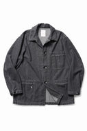 sus-sous cover-all / 10oz DENIM (BLACK)