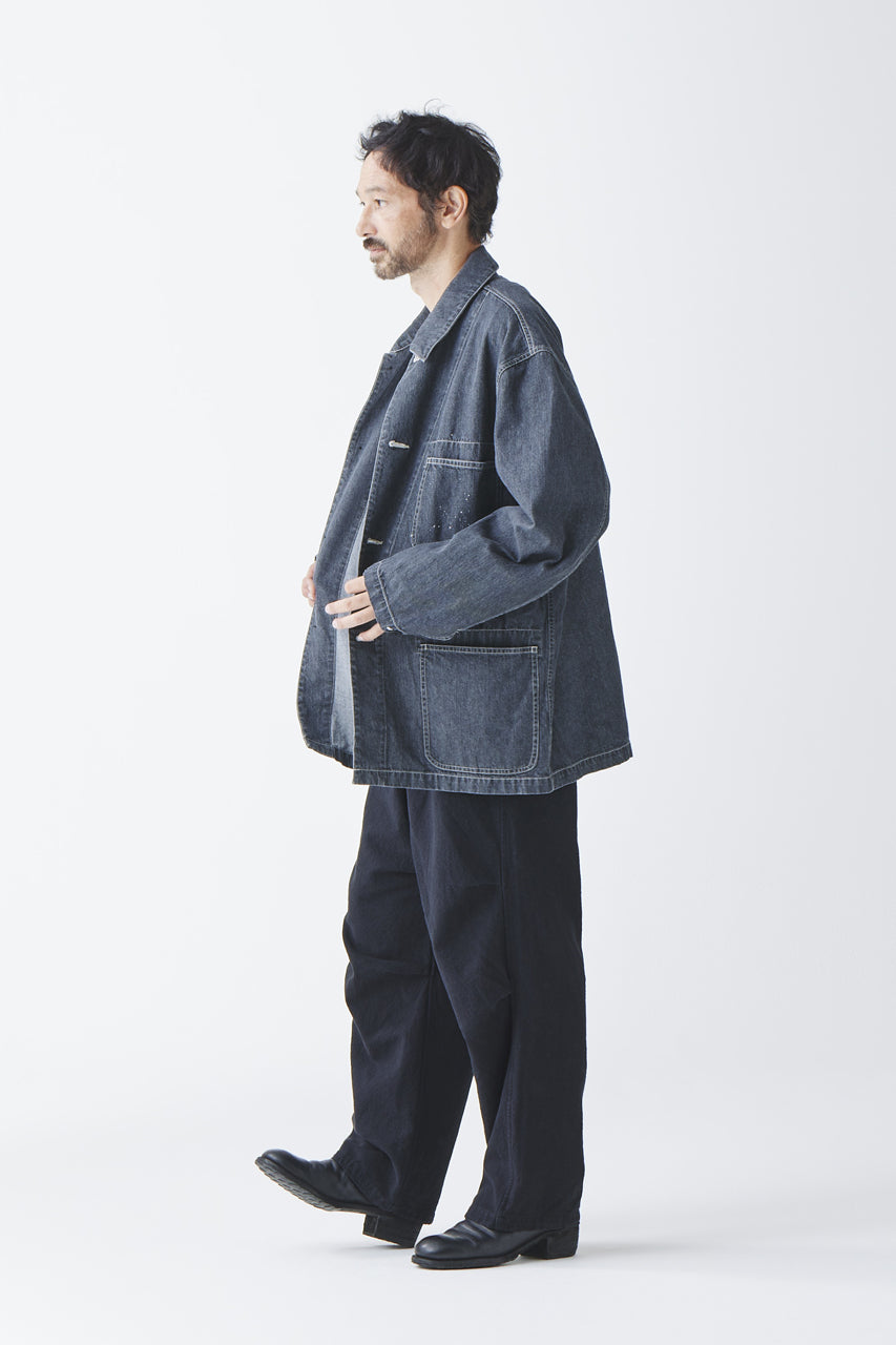 画像をギャラリービューアに読み込む, sus-sous cover-all / 10oz DENIM (BLACK)