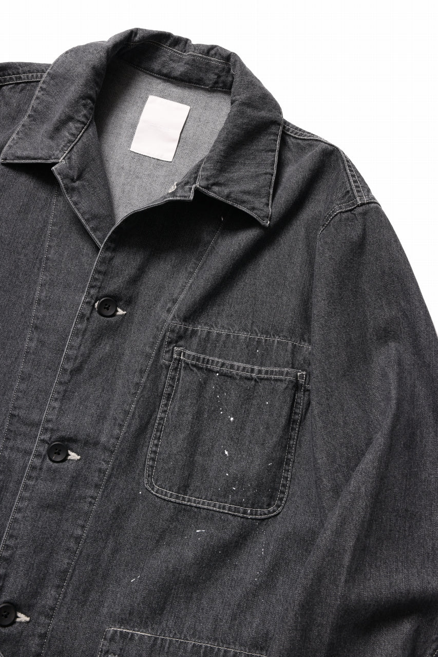 画像をギャラリービューアに読み込む, sus-sous cover-all / 10oz DENIM (BLACK)