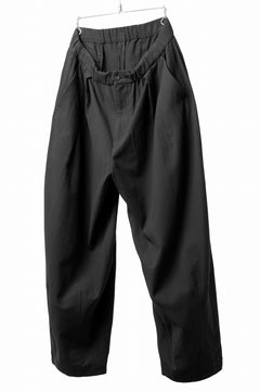 画像をギャラリービューアに読み込む, CAPERTICA BALLOON PANTS / BARATHEA CLOTH (BLACK)