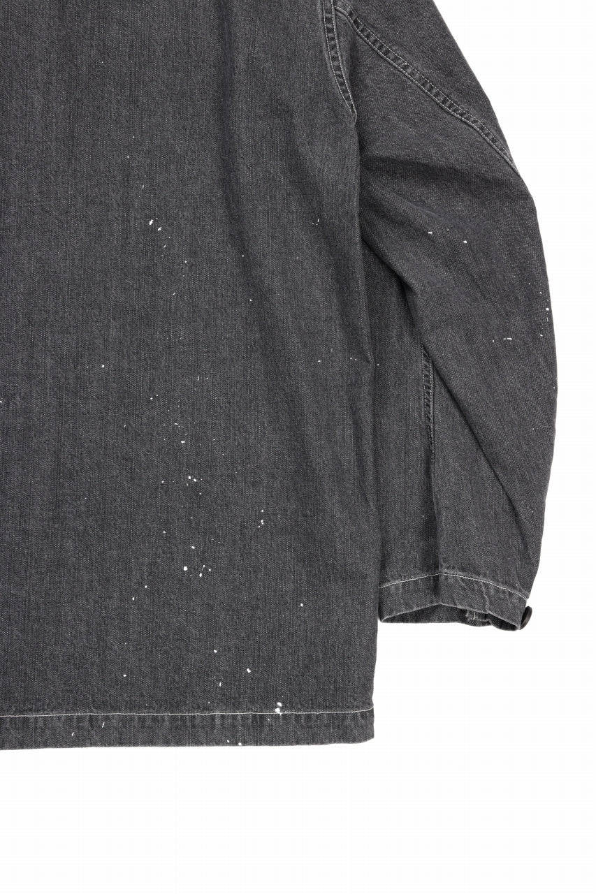 画像をギャラリービューアに読み込む, sus-sous cover-all / 10oz DENIM (BLACK)