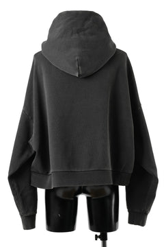 画像をギャラリービューアに読み込む, entire studios HEAVY HOOD SWEAT PULLOVER (WASHED BLACK)