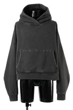 画像をギャラリービューアに読み込む, entire studios HEAVY HOOD SWEAT PULLOVER (WASHED BLACK)