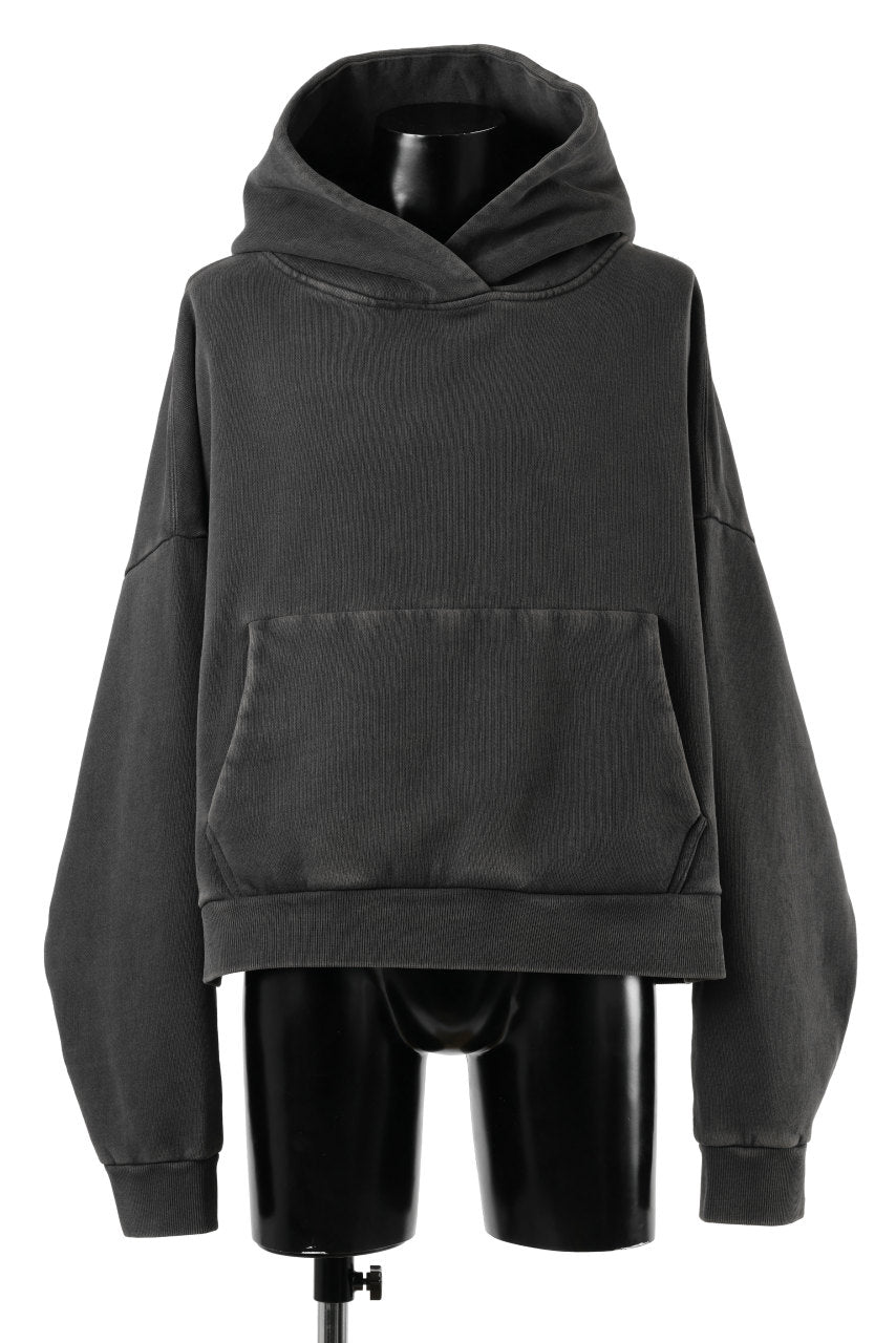Load image into Gallery viewer, entire studios HEAVY HOOD SWEAT PULLOVER (WASHED BLACK)