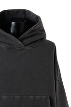 Load image into Gallery viewer, entire studios HEAVY HOOD SWEAT PULLOVER (WASHED BLACK)