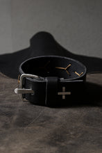 Load image into Gallery viewer, m.a+ cross stitched med wrist band / A-F8E1 GR 3,0 (BLACK)