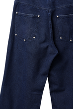 Load image into Gallery viewer, LITTLEBIG Flocked Denim Pants (BLUE)