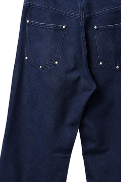 Load image into Gallery viewer, LITTLEBIG Flocked Denim Pants (BLUE)
