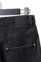 Load image into Gallery viewer, LITTLEBIG Flocked Denim Pants (BLACK)