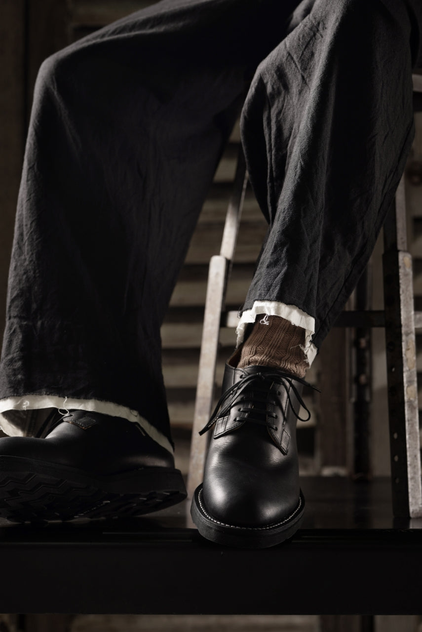 Load image into Gallery viewer, Portaille x N/07 exclusive POST MAN SHOES / GUIDI FIORE (BLACK)