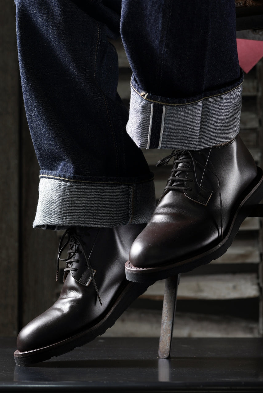 Load image into Gallery viewer, Portaille x N/07 exclusive POST MAN SHOES / WEIN HEIMER BOX CALF (DARK BROWN)
