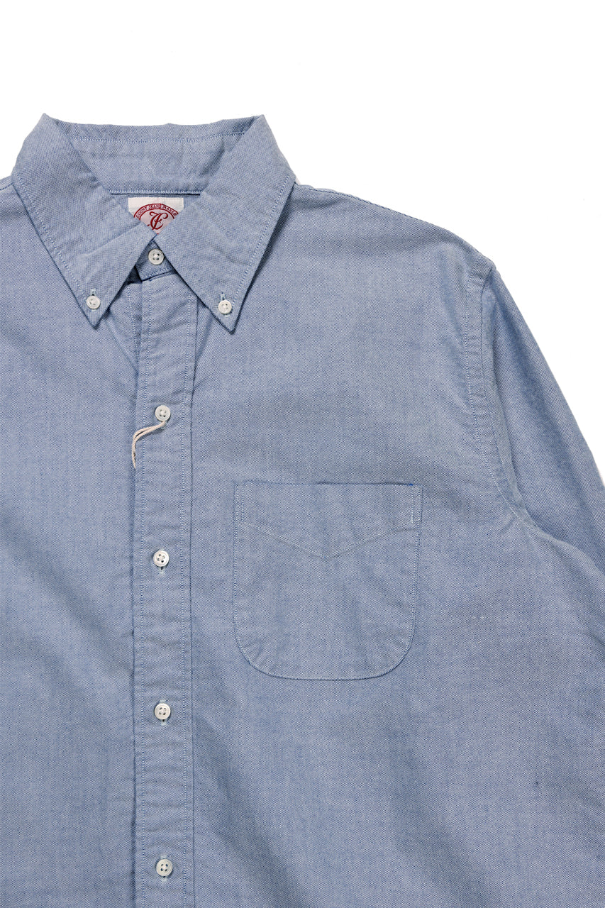 画像をギャラリービューアに読み込む, FULLCOUNT Limited GOOD OLD B.D. SHIRT / SUVIN COTTON OXFORD (BLUE)