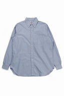 FULLCOUNT Limited GOOD OLD B.D. SHIRT / SUVIN COTTON OXFORD (BLUE)